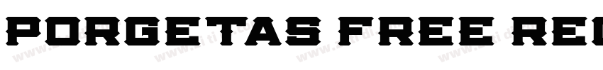 Porgetas Free Regula字体转换